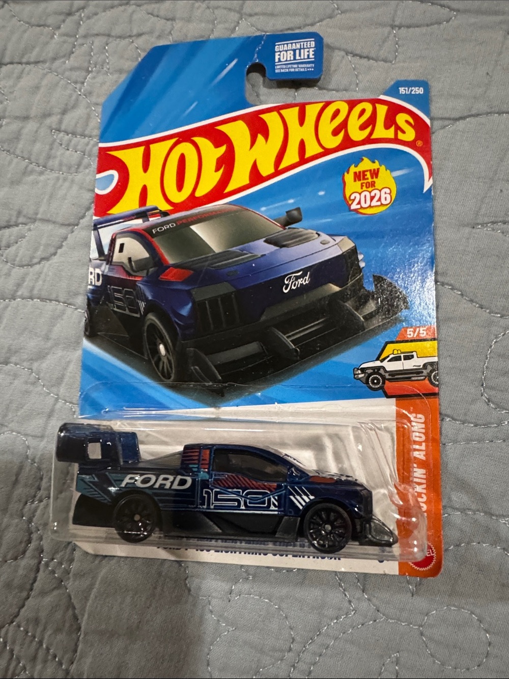 Hot Wheels Ford Race Truck Toy - Blue
